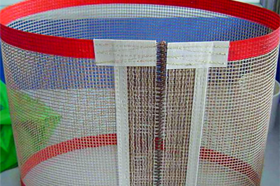 Yüksek sıcaklığa dayanıklı PTFE örgülü bant PTFE örgülü konveyör bant