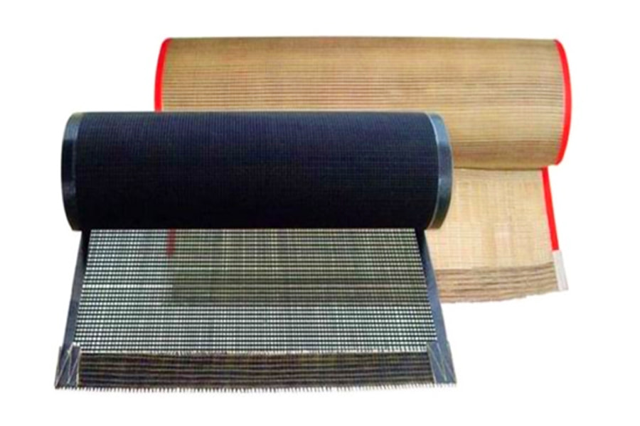 Yüksek sıcaklığa dayanıklı PTFE örgülü bant PTFE örgülü konveyör bant