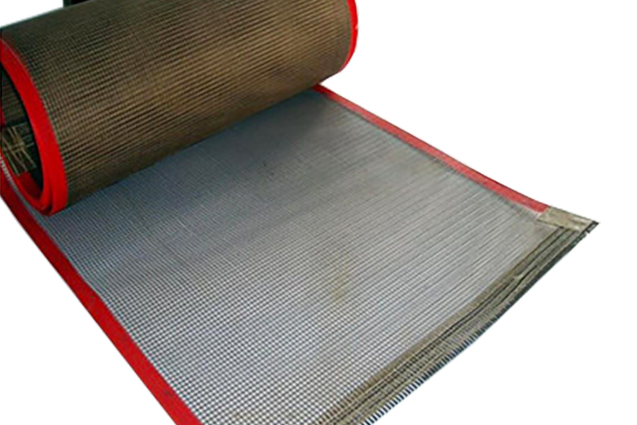 Yüksek sıcaklığa dayanıklı PTFE örgülü bant PTFE örgülü konveyör bant