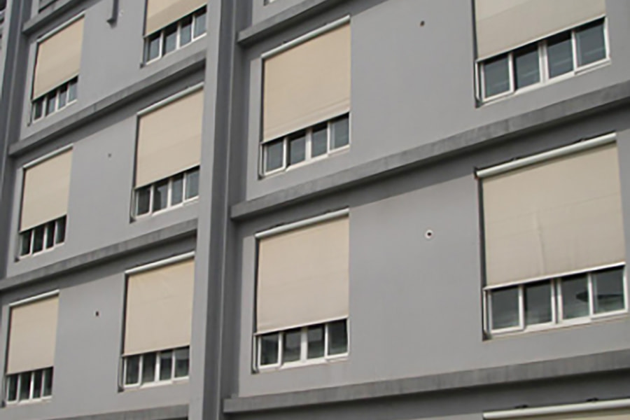 UV'ye dayanıklı esnek PVC karartma yanmaz perde kumaşı - ev, ofis, halka açık yerler için