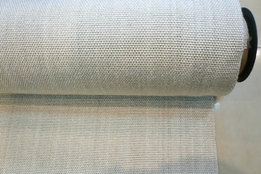 Isıya dayanıklı yanmaz alev geciktirici yüksek silika fiberglas kumaş