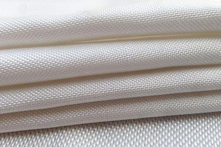 Isıya dayanıklı yanmaz alev geciktirici yüksek silika fiberglas kumaş