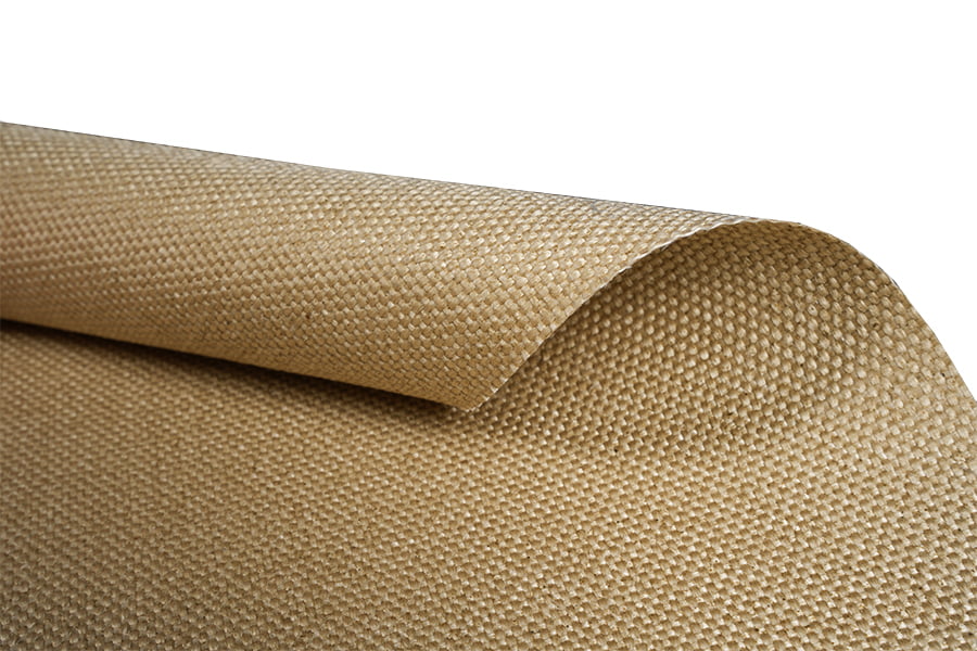 Yüksek sıcaklığa dayanıklı yanmaz koruma vermikülit kaplı fiberglas kumaş Yüksek sıcaklığa dayanıklı yanmaz koruma vermikülit kaplı fiberglas kumaş